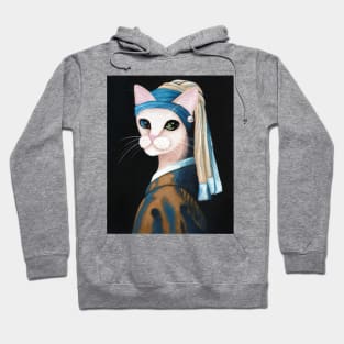 The Cat With The Pearl Earring Hoodie